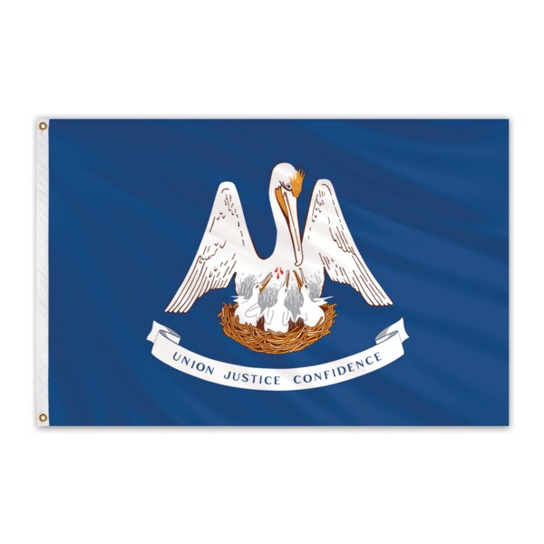 Global Flags Unlimited Louisiana Outdoor Nylon Flag 4'x6' 200296